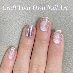 Purple Cat Magnetic Chrome Powder Nail Powder BORN PRETTY