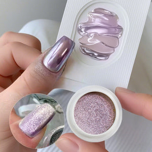 Purple Cat Magnetic Chrome Powder Nail Powder BORN PRETTY