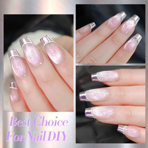 Purple Cat Magnetic Chrome Powder Nail Powder BORN PRETTY