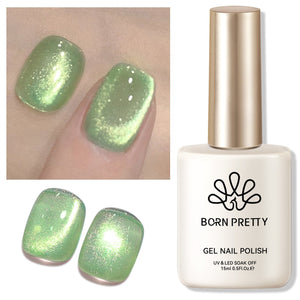 Green Cat Magnetic Gel GCM06 15ml Gel Nail Polish BORN PRETTY