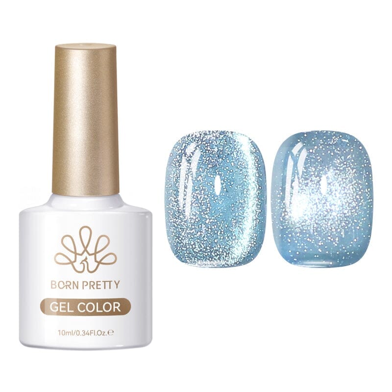 Colored Cat Magnetic Gel Light Flow 10ml Gel Nail Polish BORN PRETTY MY10