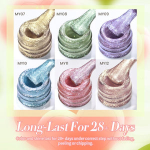 Light Flow Colored Cat Magnetic Gel Polish 10ml Gel Nail Polish BORN PRETTY