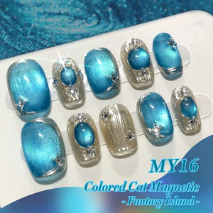 MY16 Fantasy Island Colored Cat Magnetic Gel Polish 10ml Gel Nail Polish BORN PRETTY