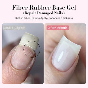 Colorful Fiber Rubber Base Gel CF01 7ml Base & Top Coat UR SUGAR
