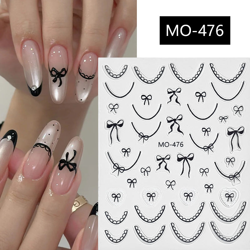 Bowknot 3D Nail Sticker MO-476
