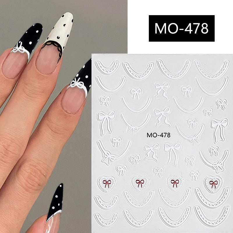 Bowknot 3D Nail Sticker MO-478