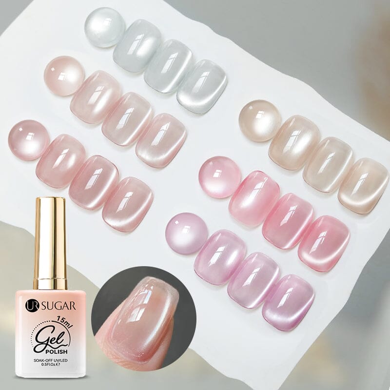 Jelly Glass Cat Magnetic Gel 15ml Gel Nail Polish UR SUGAR