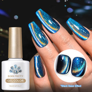 Blue 9D Cat Magnetic Gel Polish MY32 Polaris 10ml Gel Nail Polish BORN PRETTY