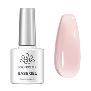 Function Gel Polish 10ml Gel Nail Polish BORN PRETTY Fiber Rubber Base Gel FB03 Soft Pink