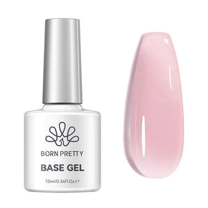 Function Gel Polish 10ml Gel Nail Polish BORN PRETTY Fiber Rubber Base Gel FB04 Light Pink