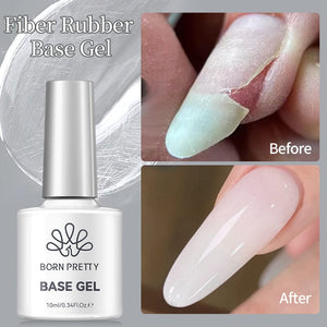 Fiber Rubber Base Gel 10ml Gel Nail Polish BORN PRETTY