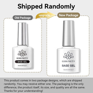 Fiber Rubber Base Gel FB01 Clear 10ml Gel Nail Polish BORN PRETTY