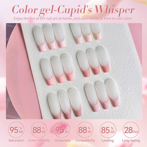 6 Colors Pink Gel Polish Set S03 Cupid's Whisper 7ml Gel Nail Polish BORN PRETTY