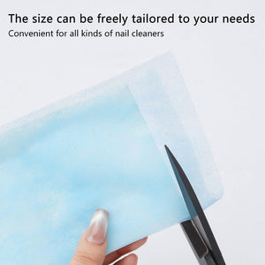 100pcs Manicure Machine Dust Filter Paper Blue Tools & Accessories No Brand