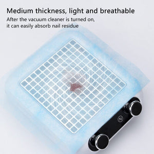 100pcs Manicure Machine Dust Filter Paper Blue Tools & Accessories No Brand