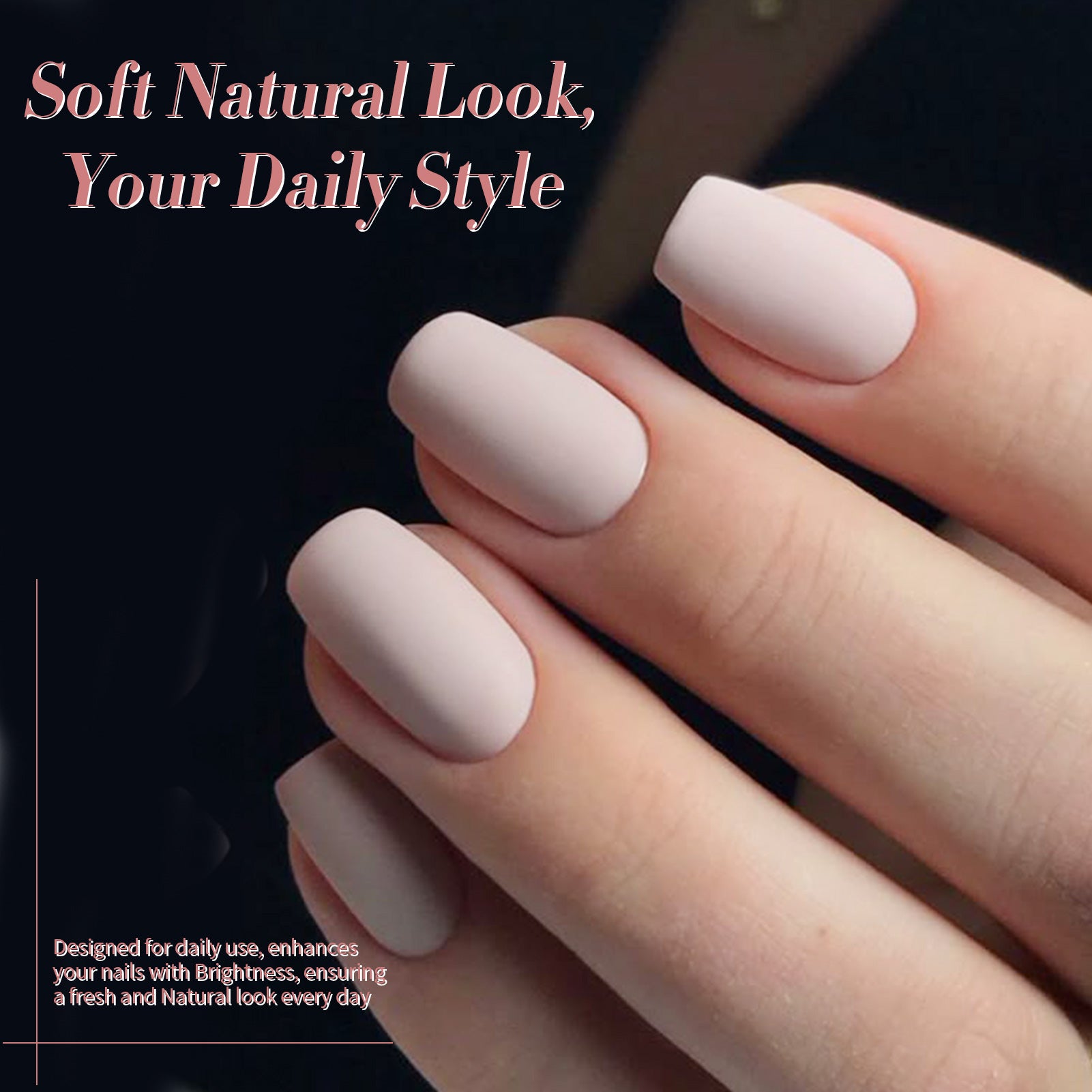 6 Colors Gel Polish Set S04 Clouded Rose 7ml