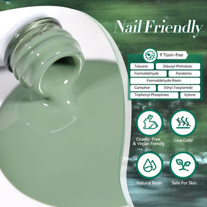 6 Colors Green Gel Polish Set S06 Amazon Rainforest 7ml Gel Nail Polish BORN PRETTY