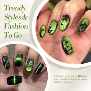 9D Cat Magnetic Gel Polish MY34 Wormhole 15ml HEMA/TPO FREE Gel Nail Polish BORN PRETTY