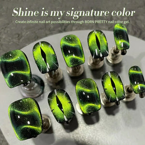 9D Cat Magnetic Gel Polish MY34 Wormhole 15ml HEMA/TPO FREE Gel Nail Polish BORN PRETTY