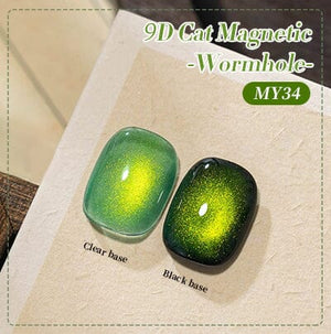 9D Cat Magnetic Gel Polish MY34 Wormhole 10ml Gel Nail Polish BORN PRETTY
