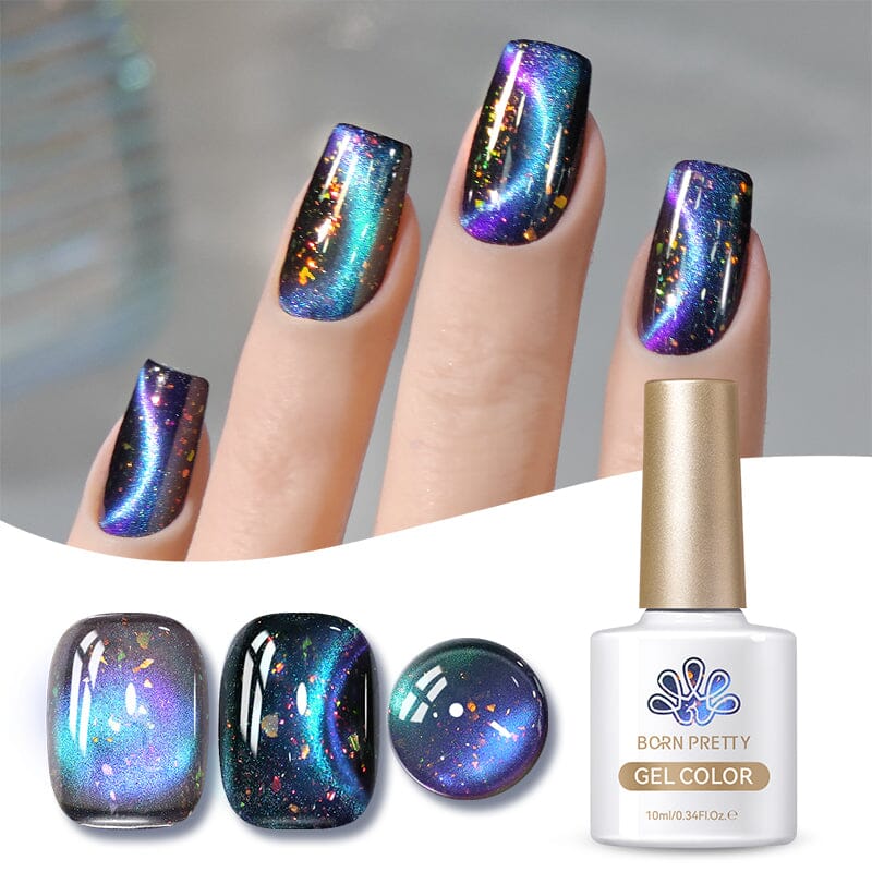Cat Magnetic Gel Polish MY35 Starry Sky 10ml Gel Nail Polish BORN PRETTY