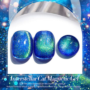 Cat Magnetic Gel Polish MY44 Interstellar 10ml Gel Nail Polish BORN PRETTY