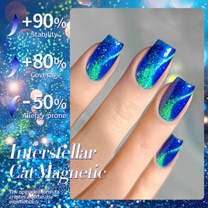 Cat Magnetic Gel Polish MY44 Interstellar 10ml Gel Nail Polish BORN PRETTY