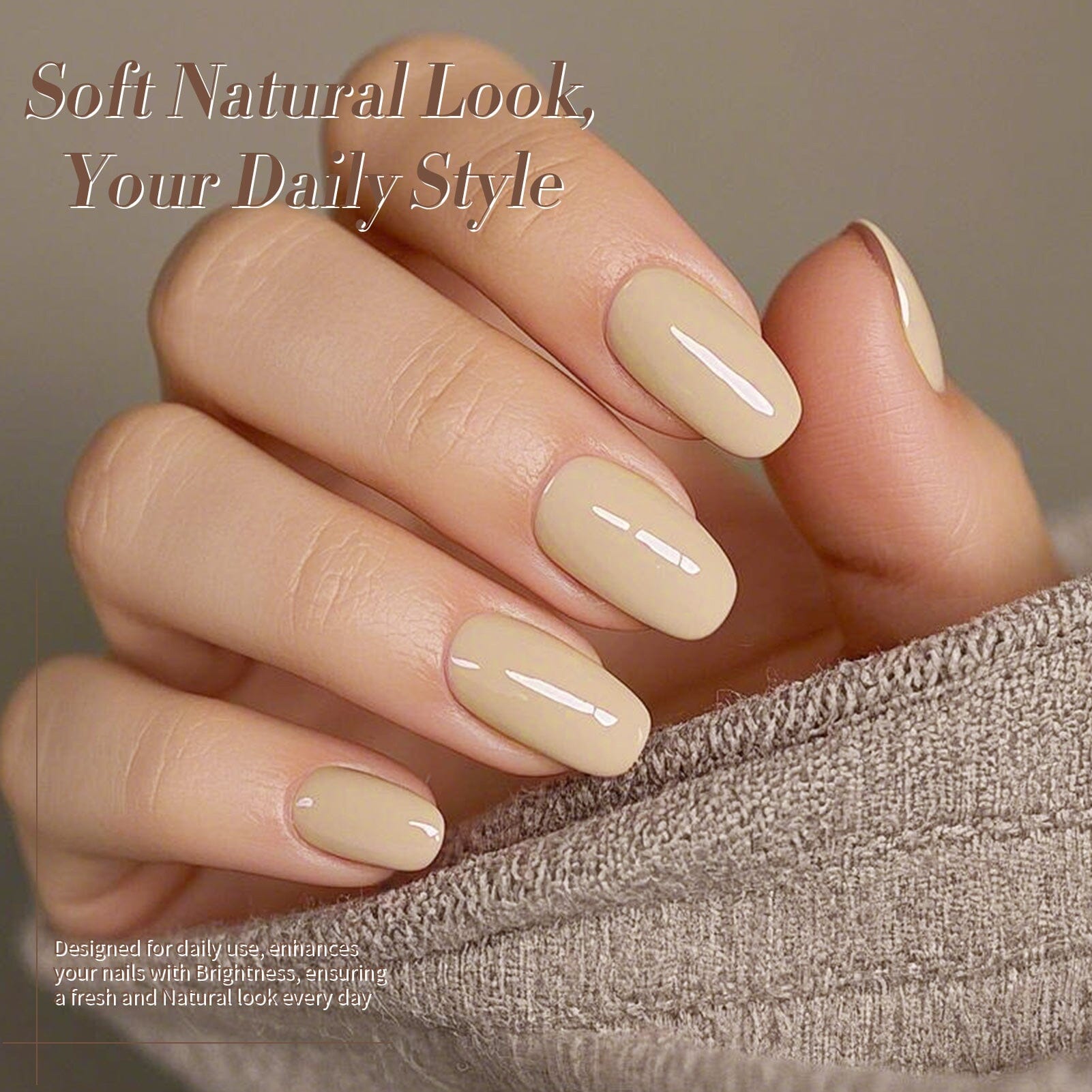 6 Colors Nude Brown Gel Polish Set S10 Coco Mousse 7ml Gel Nail Polish BORN PRETTY
