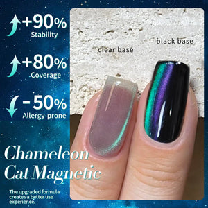 Green Chameleon Cat Magnetic Gel Polish MY50 Sway Sea 15ml Gel Nail Polish BORN PRETTY