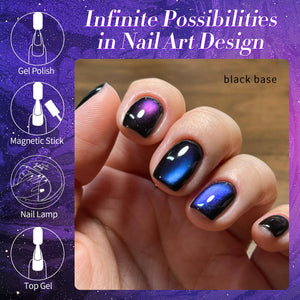 Purple Chameleon Cat Magnetic Gel Polish MY51 Heaven Purple 15ml Gel Nail Polish BORN PRETTY