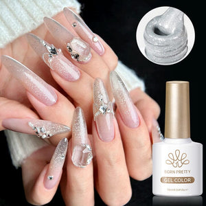 Glitter Cat Magnetic Gel MY58 Mambo Ice 10ml Gel Nail Polish BORN PRETTY