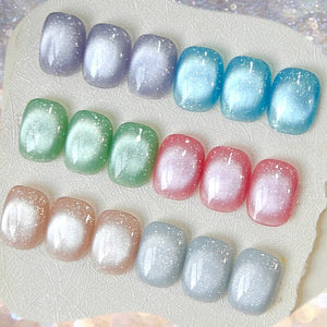 Silver Glitter Cat Magnetic Gel Polish MY58 Mambo Ice 10ml Gel Nail Polish BORN PRETTY