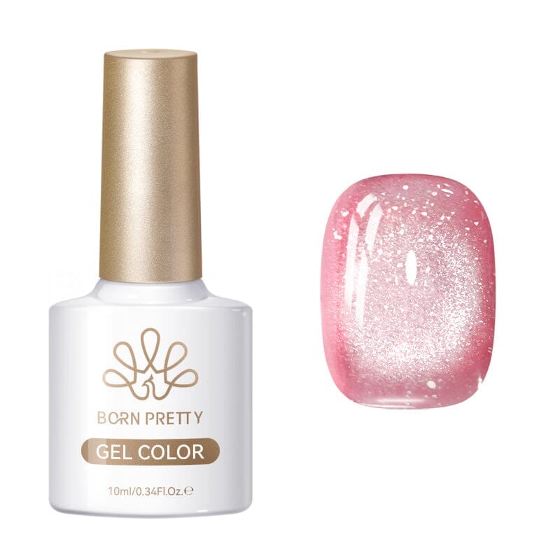 Glitter Cat Magnetic Gel Mambo Ice 10ml Gel Nail Polish BORN PRETTY MY60
