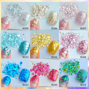 Glitter Sequins Gel Polish SG05-SG16 10ml Gel Nail Polish BORN PRETTY