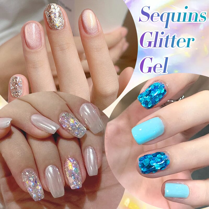 Glitter Sequins Gel Polish SG05-SG16 10ml Gel Nail Polish BORN PRETTY