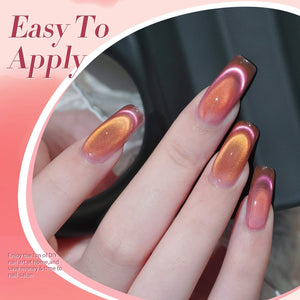 Red Yellow Cat Magnetic Gel Polish MY138 Firefly 15ml Gel Nail Polish BORN PRETTY