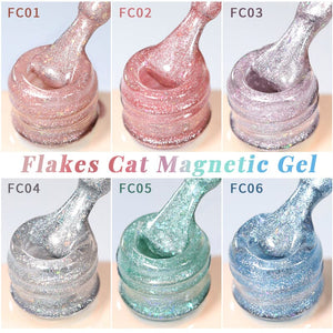 Flakes Cat Magnetic Gel FC05 15ml Gel Nail Polish UR SUGAR