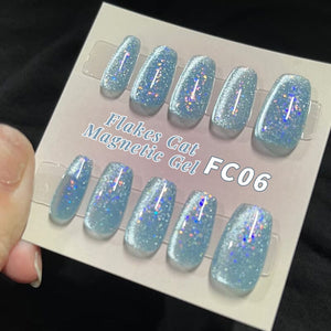 Flakes Cat Magnetic Gel FC04 15ml Gel Nail Polish UR SUGAR
