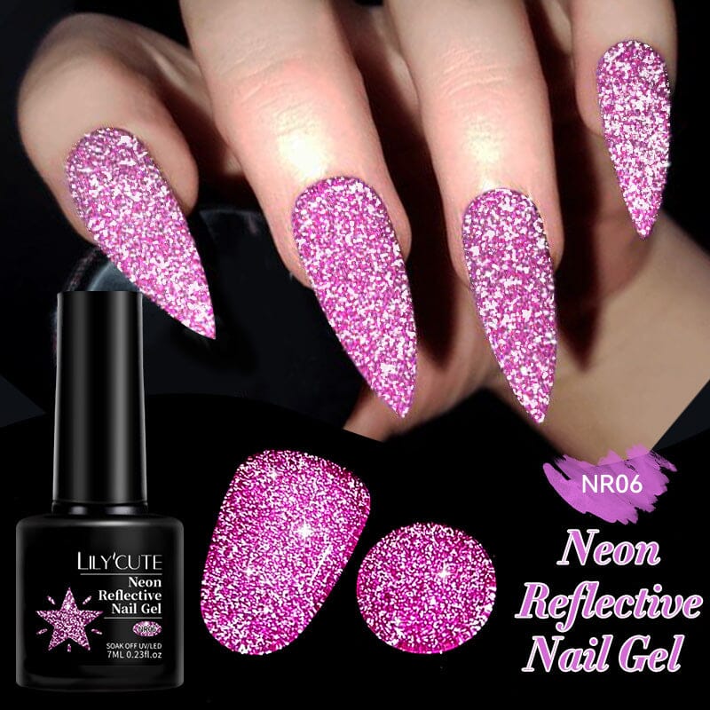 Neon Reflective Gel NR06 7ml Gel Nail Polish LILYCUTE