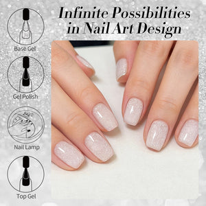 Jelly Gel JN90 Lumina Frost 10ml Gel Nail Polish BORN PRETTY