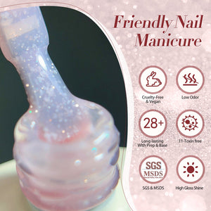 Jelly Gel JN91 Blossom Flurry 10ml Gel Nail Polish BORN PRETTY