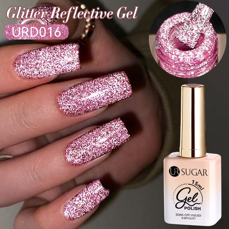 Glitter Reflective Gel URD016 15ml Gel Nail Polish UR SUGAR