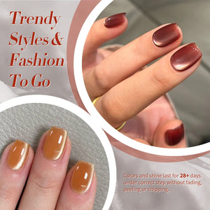 6 Colors Glass Cat Magnetic Gel Polish Set M41 Black Orchid 7ml Gel Nail Polish BORN PRETTY