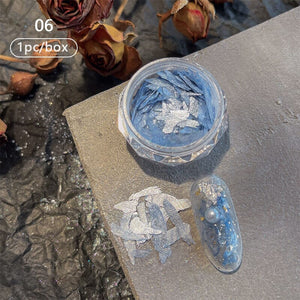 Irregular Natural Shell Pieces 3D Nail Decorations Nail Decoration No Brand 06