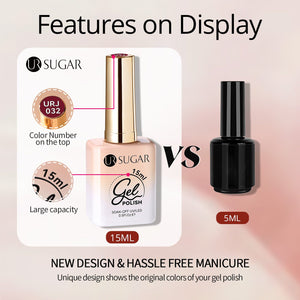 4 Colors Jelly Gel Set #3 Misty Garden 15ml Gel Nail Polish UR SUGAR