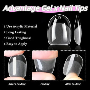120pcs Short Oval Full Cover False Nail Tips Nail Tips No Brand