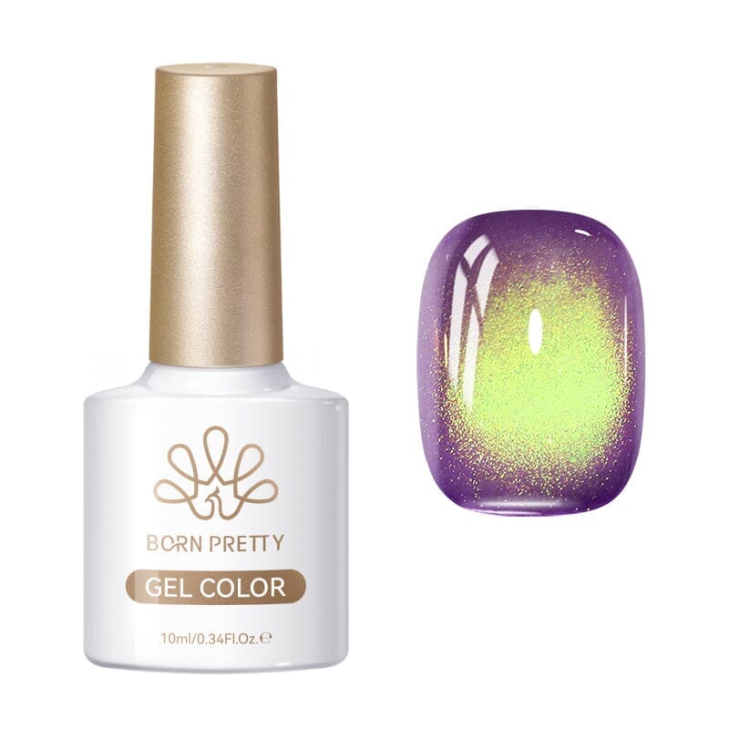 Colored Cat Magnetic Gel MY270 Grape 10ml Gel Nail Polish BORN PRETTY