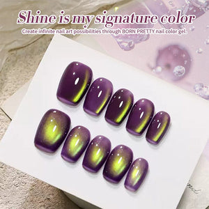 Purple Colored Cat Magnetic Gel Polish MY270 Honey Trap 10ml Gel Nail Polish BORN PRETTY