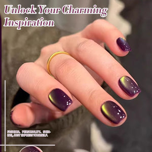 Purple Colored Cat Magnetic Gel Polish MY270 Honey Trap 15ml Gel Nail Polish BORN PRETTY