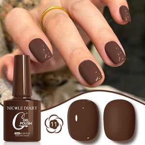 Color Gel Polish 10ml Gel Nail Polish NICOLE DIARY 11